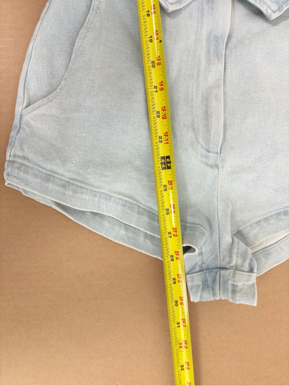Amanda Uprichard Kelso Romper in Iceberg Denim Size S - Picture 13 of 13